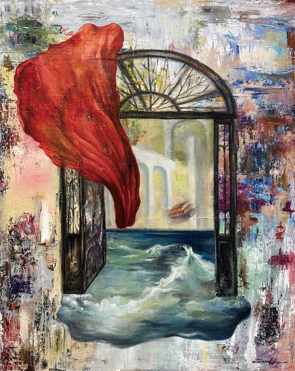 ▲ 거룩한 예언, 61x76.2cm, Oil on Canvas, 2023 / 사진: 베카 갤러리 제공&nbsp;