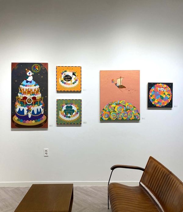 ▲ 정혜련 작가의 작품이 전시된 모습 / 사진: 정혜련 제공