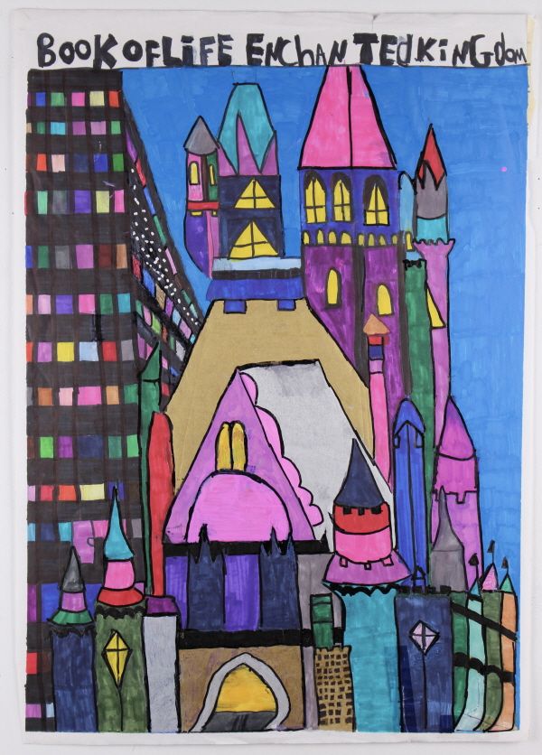 ▲ Michelle Bennie, Book of Life Enchanted Kingdom, Marker on Paper, 51.4x66.7cm / 사진: KF 제공&nbsp;
