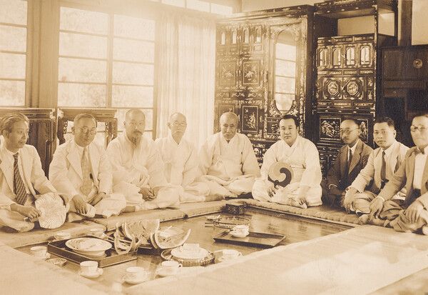 ▲ 오세창과 전형필 / 사진: 간송미술관 제공&nbsp;