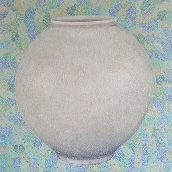 ▲ 정현숙, Before and After, 90x90cm, Mother of Pearl on Canvas, 2024 / 사진: 갤러리위 제공&nbsp;