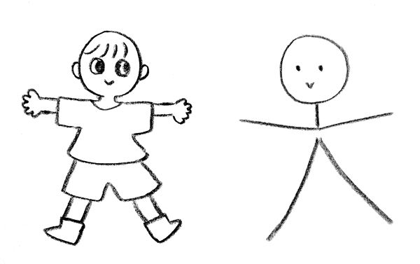 ▲ '옷'이라는 단어는 진짜 말도 안 되게 귀엽게 생겼다. 세종대왕 만만세다 / 그림: 권선미