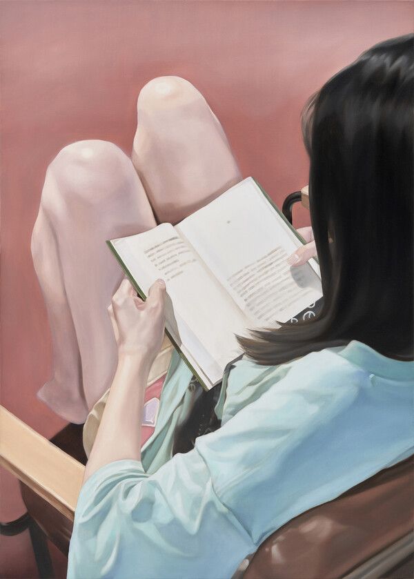 ▲ 정고요나, 내가 보는 세상, 2024, oil on canvas, 90.9x65.1cm / 사진: 아트센터 화이트블럭 제공&nbsp;