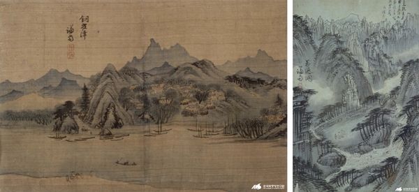 ▲ 겸재정선 작품들 (좌)동작진, (우)금강산만폭동도 / 사진: 한국민족문화대백과