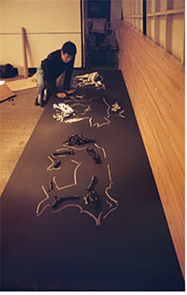 ▲ 이강소, '무제 - 75032', 1991, 캔버스에 유화 물감, 218.2×291cm