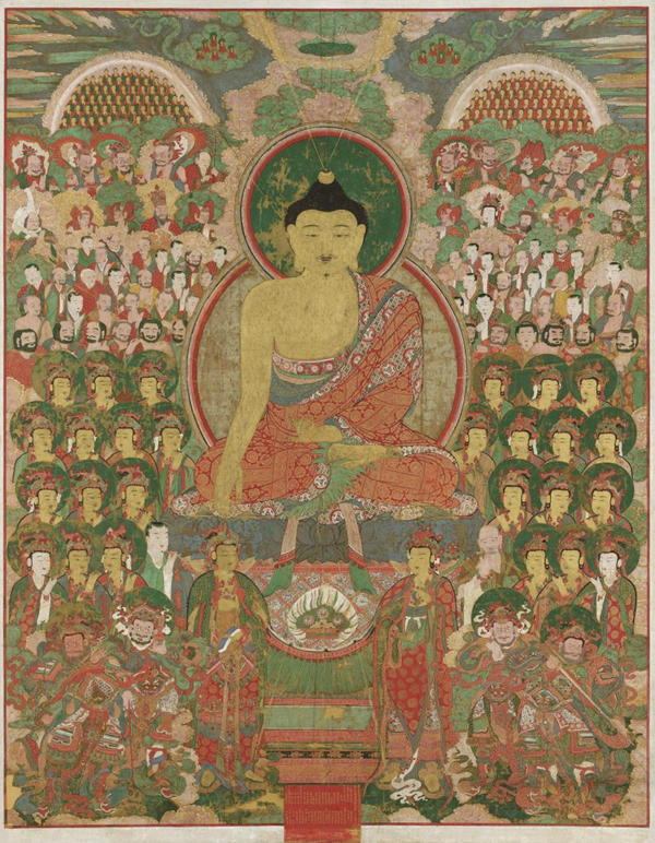 ▲ 합천 해인사 영산회상도 / 사진: 국가유산청 제공