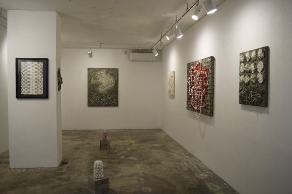 ▲ 이수지 작가 개인전 '부분의 부분의 부분' 전경 / 사진: 이수지 제공