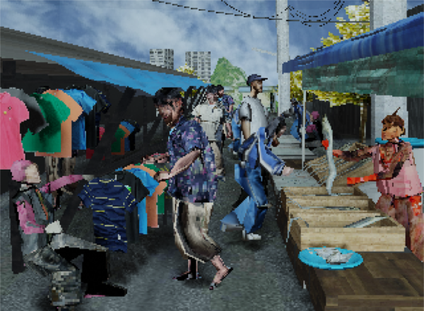 ▲ 여송주 '도깨비시장' / 사진: KR갤러리 제공&nbsp;