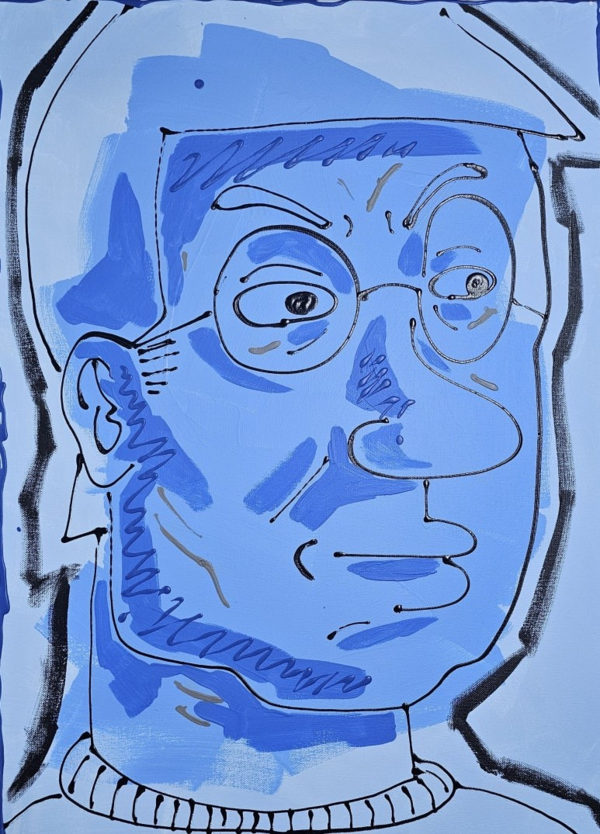 ▲ 김민우 '목포 인물' 드로잉 / 사진: KR갤러리 제공&nbsp;