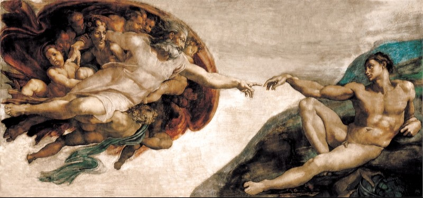 ▲ 미켈란젤로 '천지창조' / 사진: 울산문화예술회관 제공