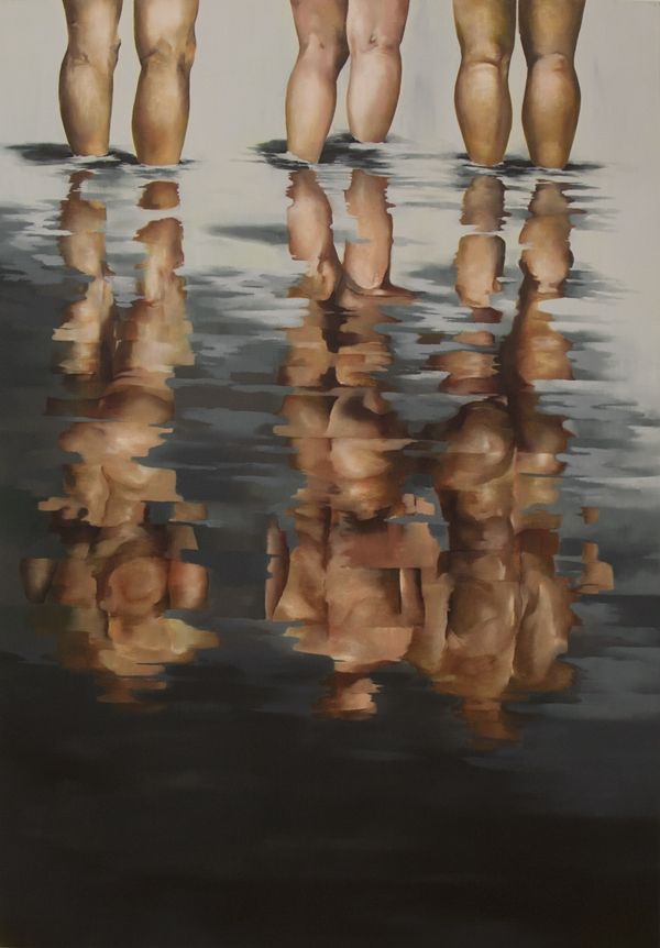 ▲ 생명력을 잃은 의미공동체와 떠돌이, 162.2x112.1cm, Oil on canvas, 2020