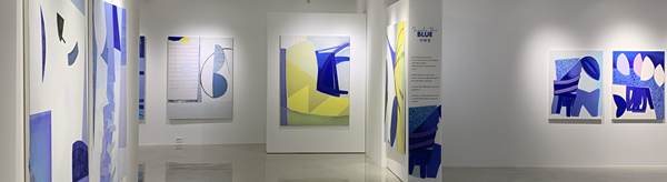 ▲ 이애경 개인전 'INSIDE THE BLUE' / 사진: 유정 제공