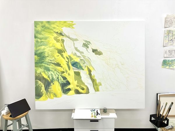 ▲ 이끼 작업 과정 / 사진: 최유경 제공