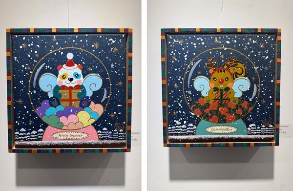 ▲ 'Happy Together' 전시작 中 / 사진: 정혜련 제공