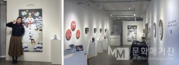 ▲ 갤러리재재에서의 개인전 전경 / 사진: 정혜련 제공