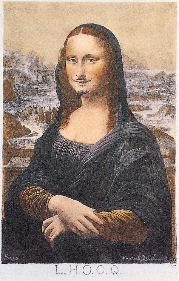 ▲ 뒤샹(Duchamp, Marcel/프랑스→미국/1887∼1968) ‘L. H. O. O. Q.’(복제화에 연필/61.5×49.5㎝/1930년)