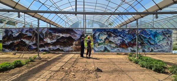 ▲ 전시회 전경 / 사진: 개나리미술관 제공&nbsp;