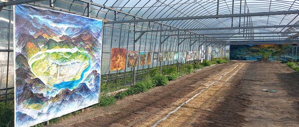 ▲ 전시회 전경 / 사진: 개나리미술관 제공&nbsp;