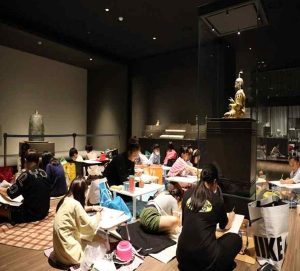 ▲ 2023년 제31회 어린이 문화재 그리기 현장 / 사진: 국립전주박물관 제공