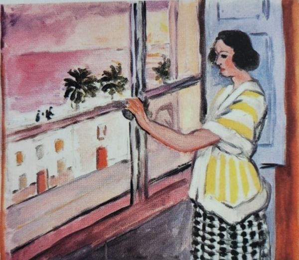 ▲ 앙리 마티스, 노을 지는 창가의 젊은 여인