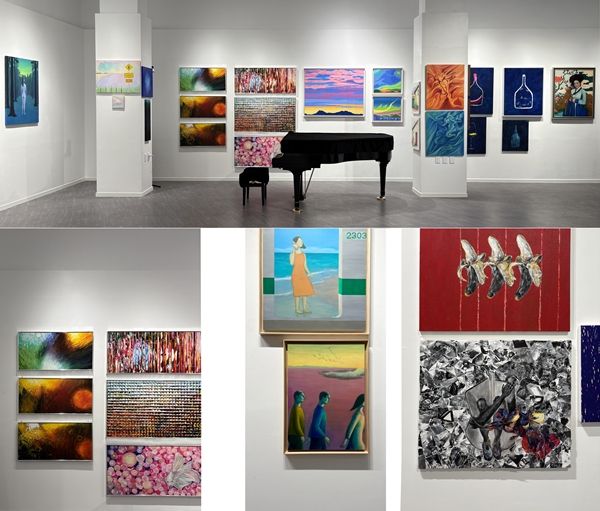 ▲ 갤러리 디 아르테 청담 'DYNAMIC REALITY' 전시 전경 / 사진: 유정 제공