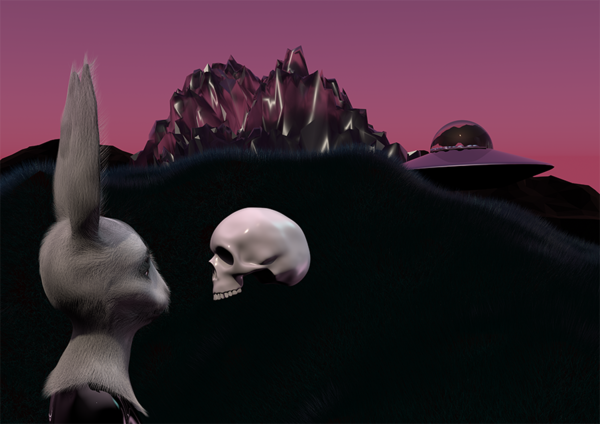 ▲ 야스민 센칼, 'WE BECOME' 스틸 이미지 2, 2023, CGI 비디오, 사운드 / 사진: 옥상팩토리 제공&nbsp;