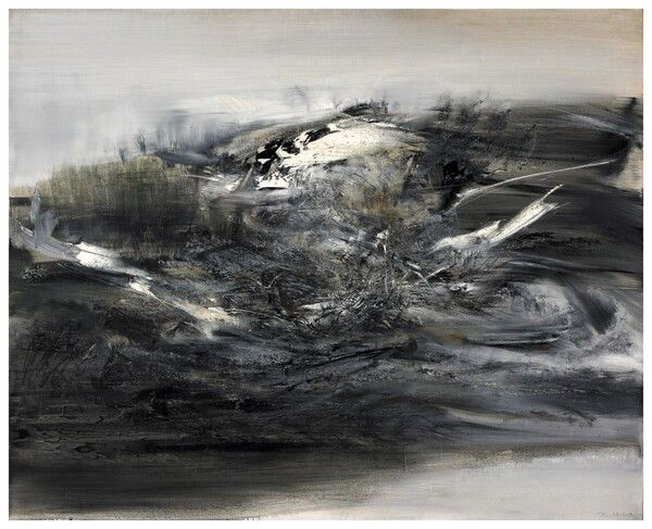 ▲ 자오우키, 26 fevrier 1966, 1966, 130x162cm, Musée Cernuschi(CNAP)소장 / 사진: 전남도립미술관 제공&nbsp;