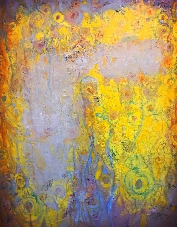 ▲ 석사 학위 청구전 대표작품, 'La mar', 162.2×130.3cm / 사진: KR갤러리 제공&nbsp;