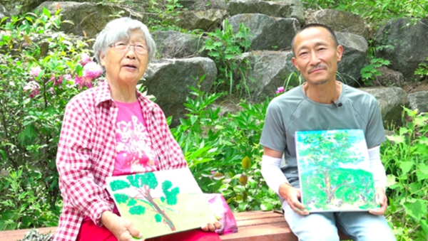 ▲ 2019년 어머니 故 김두엽 작가와 함께 출연한 '인간극장' 스틸컷 / 사진: KBS 제공