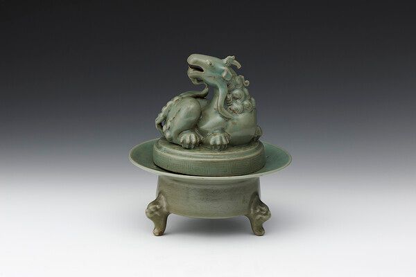 ▲ 청자기린유개향로 / 사진: 간송미술문화재단 제공&nbsp;