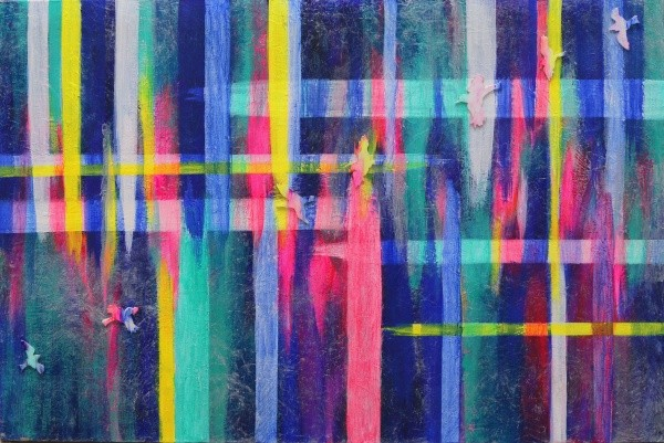 ▲&nbsp;박숙희, '한결같은&nbsp;사랑을...III &nbsp;For such an unchaging love III', &nbsp;2024,&nbsp;Acrylic on Canvas, 84.1cmx59.4cm&nbsp;&nbsp;©&nbsp;작가,&nbsp;갤러리한결 / 사진: 갤러리한결 제공&nbsp;