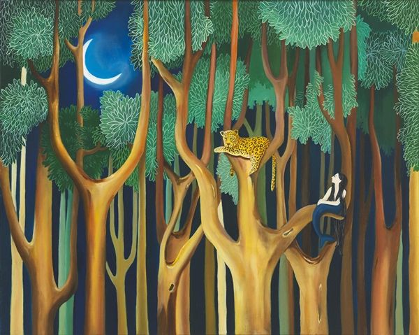 ▲ Stay with me, 2022, 캔버스에 유채, 72.7x90.9