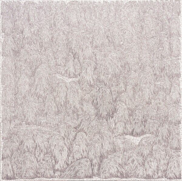 ▲ 산수경-11, 190x190cm, 2010 / 사진: 갤러리 508 제공&nbsp;