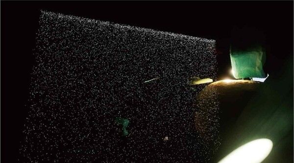 ▲ 이휘찬, 당신은 무엇을 보고 있나요, 2025, Interactie game installation Color Sound&nbsp; sensors, 15min Variable size / 사진: 대구예술대학교 제공&nbsp;