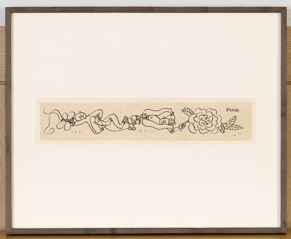 ▲ 이중섭 作 꽃과 어린이와 게, 국립현대미술관 소장·이건희 컬렉션 /사진: 인천시립박물관 제공