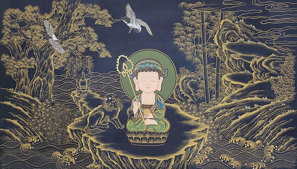 ▲ 김하진, 나도 한 번, 2025, 면에 채색, 133x76cm / 사진: 갤러리한결 제공&nbsp;