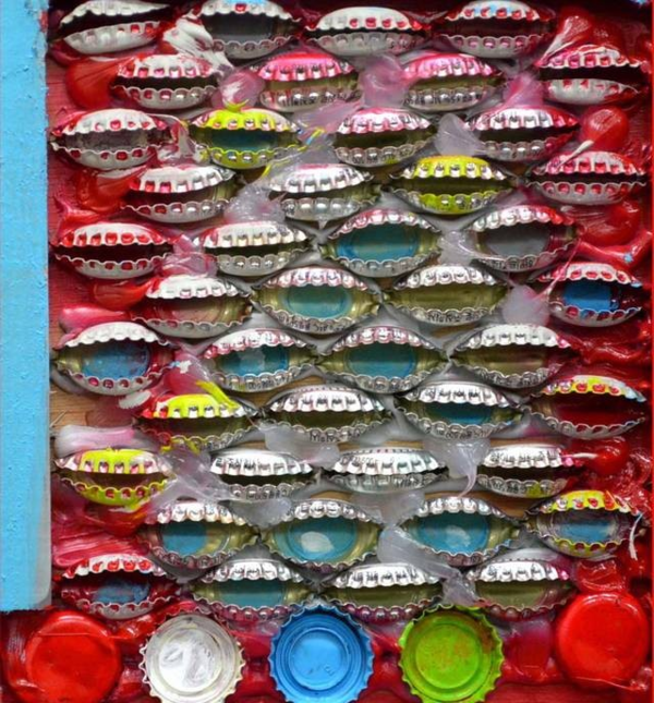 ▲ 남학호 작가 작품 '술꾼들의 수다' / 사진: 대구환경미술협회 제공&nbsp;