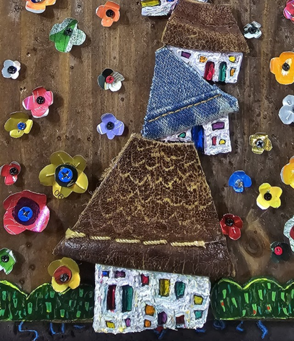 ▲ 배수아 작가&nbsp;작품 '달빛마을' / 사진: 대구환경미술협회 제공&nbsp;