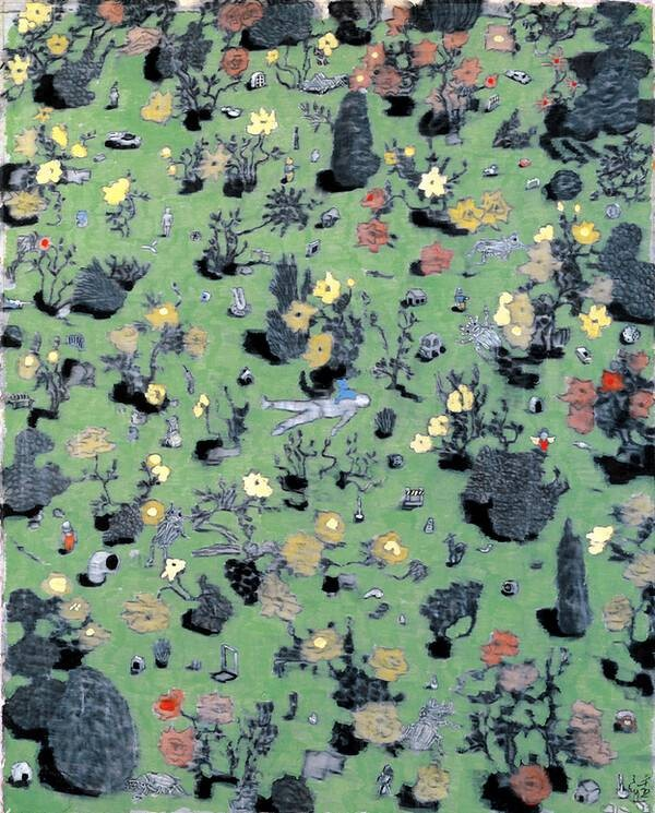 ▲ 유근택 작 '어떤 정원' /사진: 서귀포공립미술관 제공&nbsp;