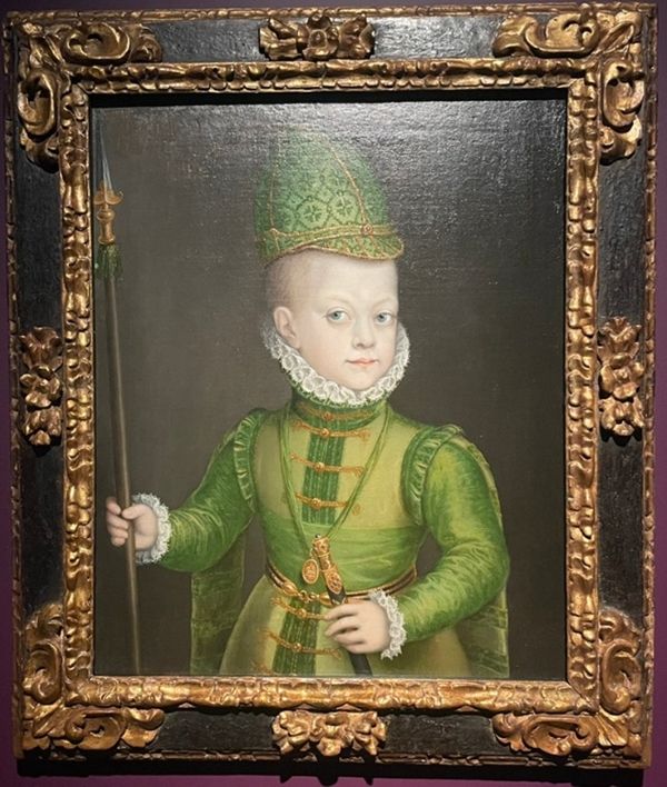 ▲ 소포니스바 앙귀솔라, 스페인 왕자(펠리페 2세 추정)의 초상) / 사진: 강다연 제공