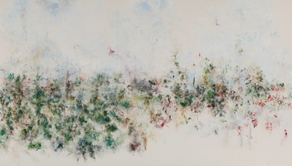 ▲ 강명희, 서광동리에 살면서, 2018-19, 캔버스에 유채, 288×500cm / 사진: 서울시립미술관 제공&nbsp;