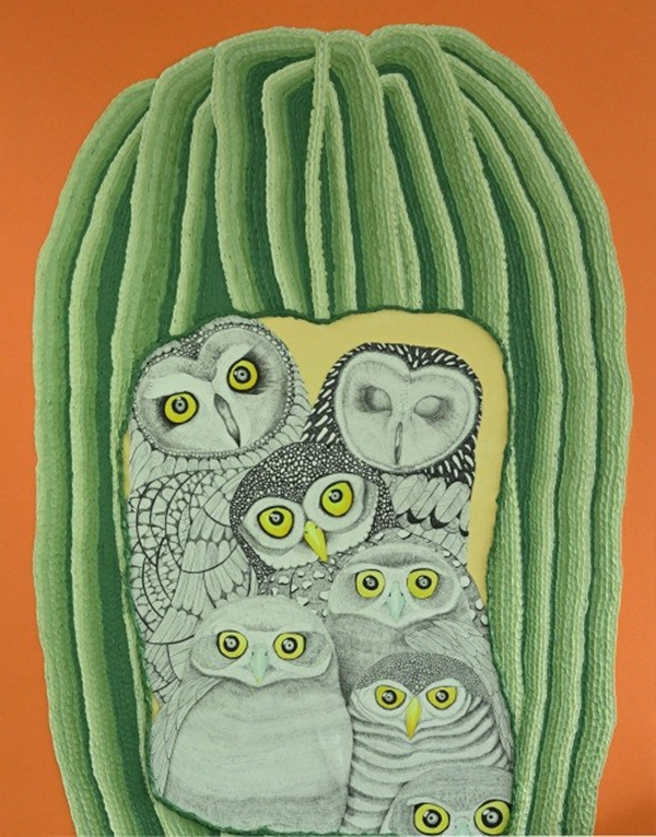 ▲ 최우수상, 강다연, '가족' / 사진: KCDF 갤러리 제공&nbsp;