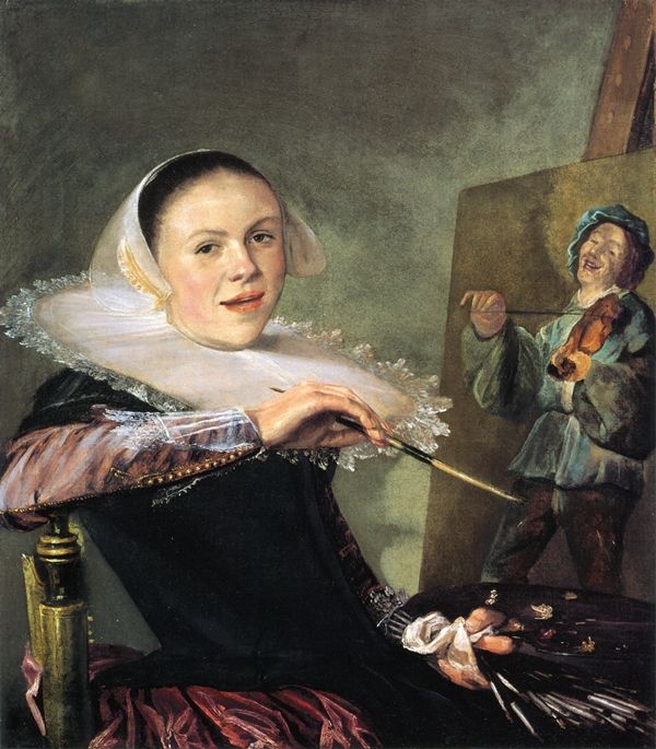 ▲ Judith Leyster, 자화상, 1633