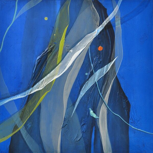 ▲ Memory of paradise, 72.7×72.7cm, mixed media, 2025 / 사진: 갤러리 이레 제공&nbsp;