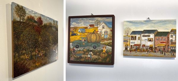 ▲ 이수희 작가의 작품이 걸려있는 전시장 벽면 / 사진: 정혜련 제공