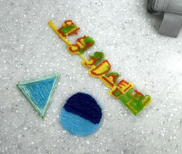 ▲ 첫 수업시간 학생 작품 / 사진: 정혜련 제공