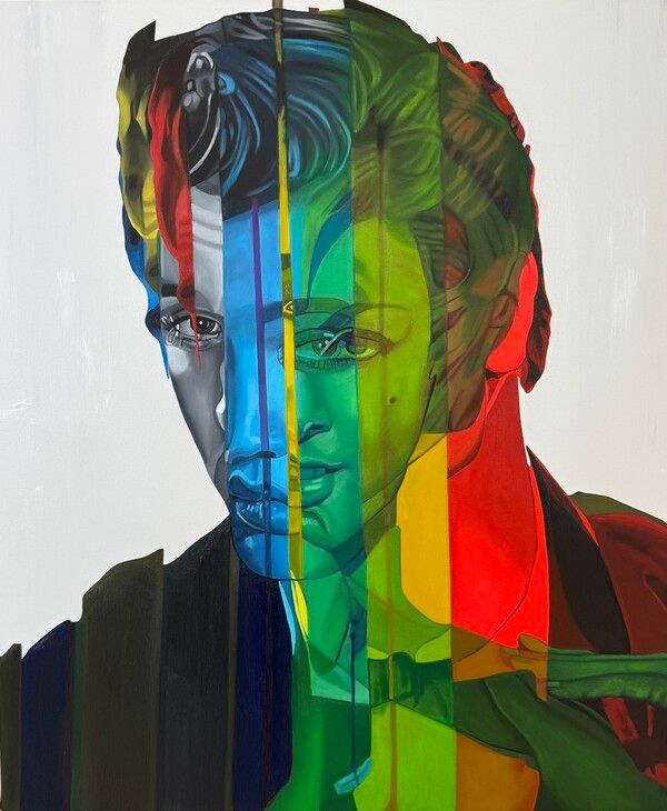 ▲ Test Card Elvis 2025 63x53 Oil on canvas / 사진: SH갤러리 제공&nbsp;