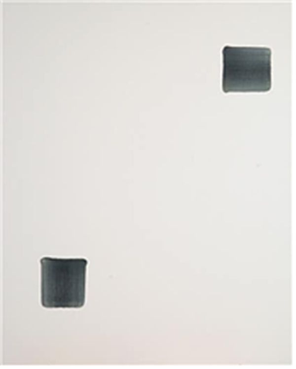 ▲ 조응,1995,65.1×53, 이우환