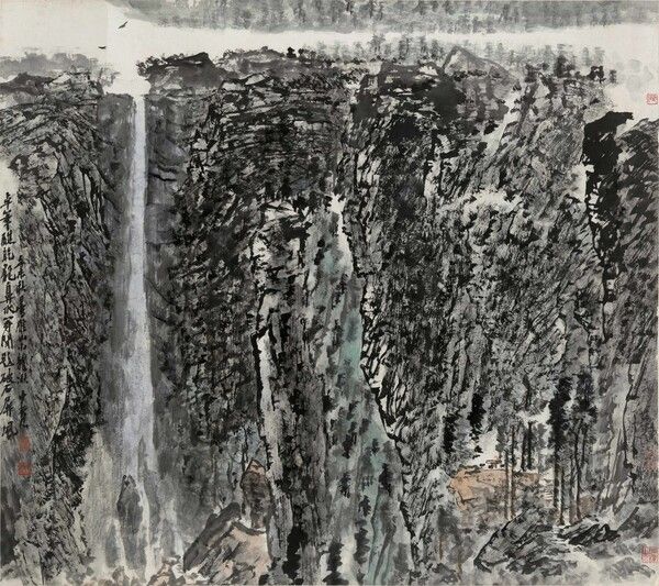 ▲ 통중타오(童中燾), 안산소룡추, 1991, 종이에 수묵담채, 102×115cm / 사진: 울산시립미술관 제공&nbsp;