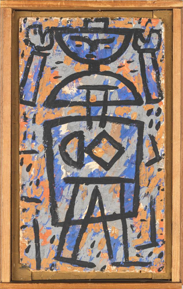 ▲ 클레(Klee, Paul/독일, 스위스/1879~1940) 손 들어!(마분지에 채색/36 x 22.5 x 3.5cm/1938년)
